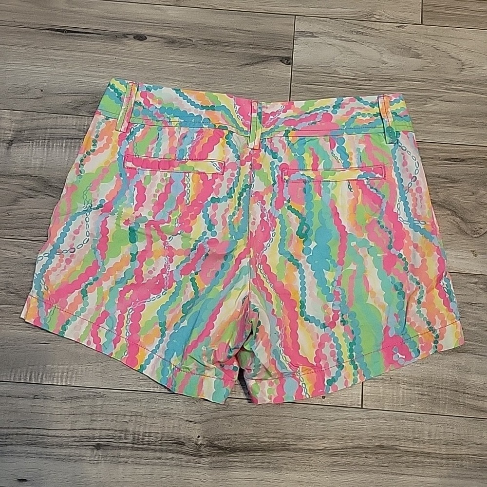 Lilly Pulitzer Shorts Womens 0 Multicolor The Callahan Shorts 5" Inseam 19277 - Picture 4 of 12